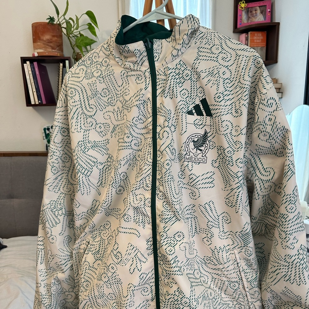 Adidas men’s Mexico reversible anthem jacket